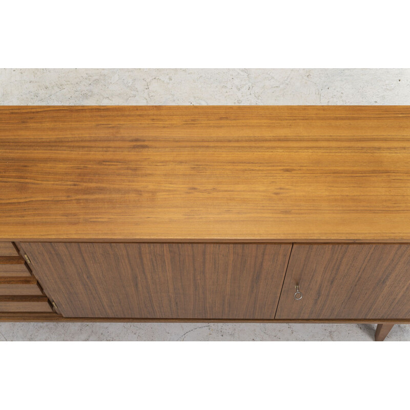 Vintage walnut sideboard 1960s