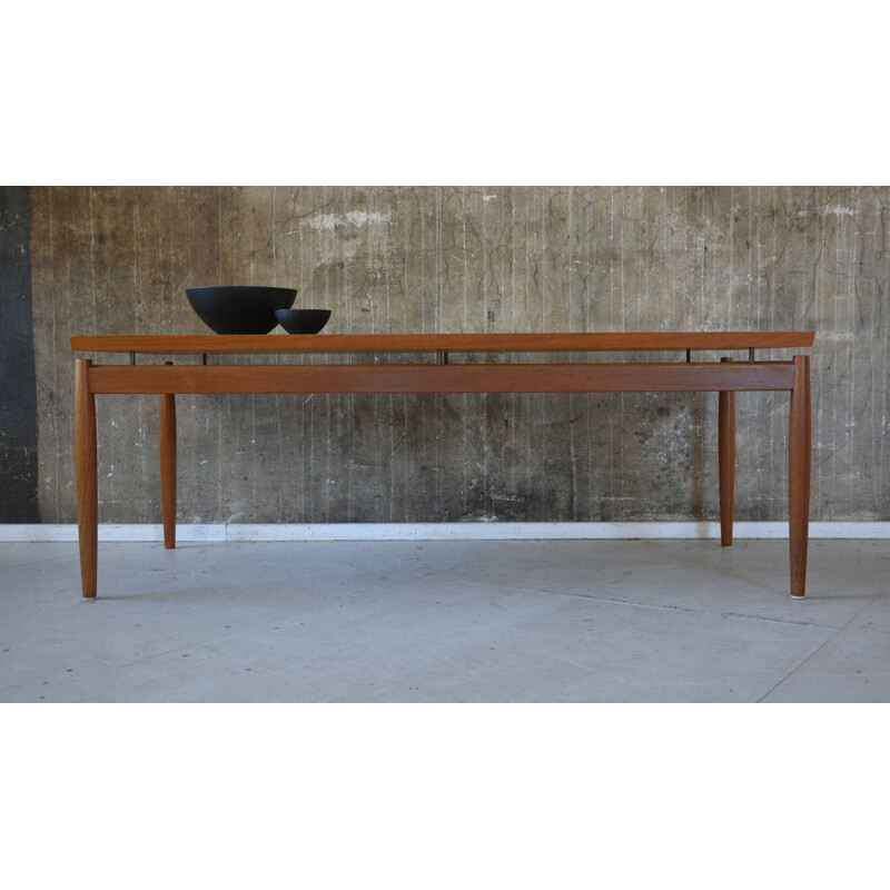 Mid-century France & Son coffee table in teak, Grete JALK - 1960s