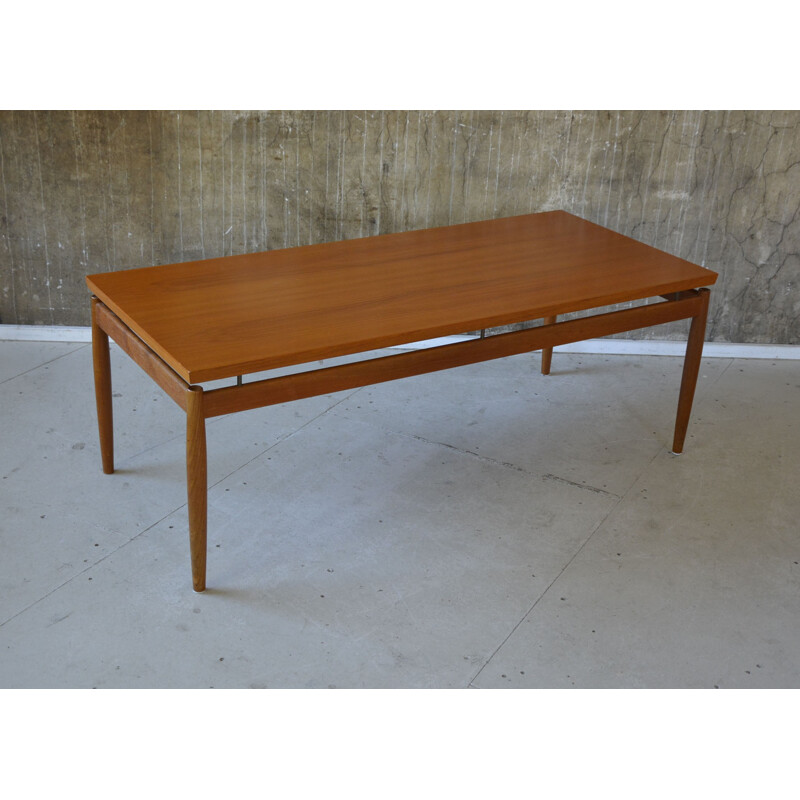 Mid-century France & Son coffee table in teak, Grete JALK - 1960s