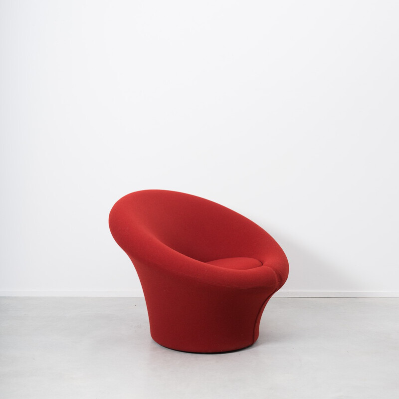 Artifort "Mushroom" armchair in red fabric, Pierre PAULIN - 1960s