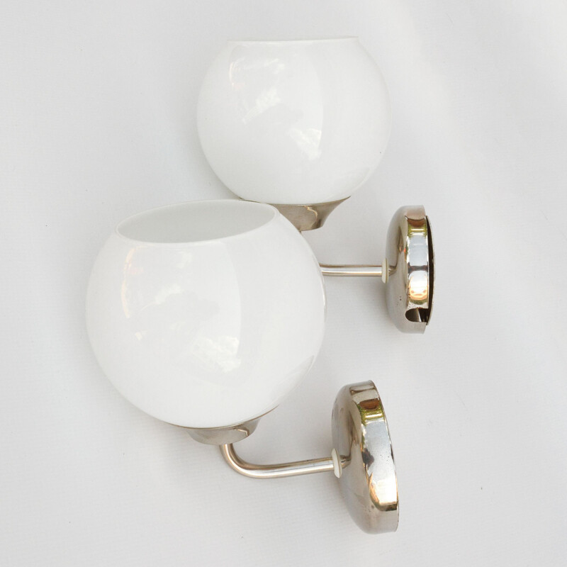 Pair of vintage sconces,VEB Vereinige Gorlitz Germany 1950s