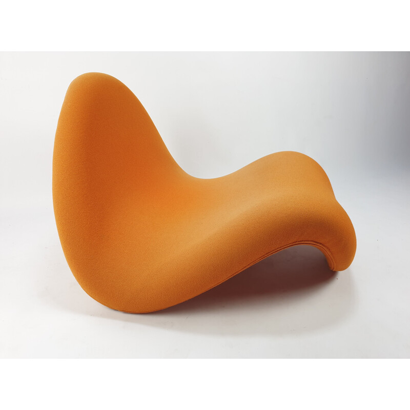 Vintage Tongue orange Chair by Pierre Paulin for Artifort, 1968