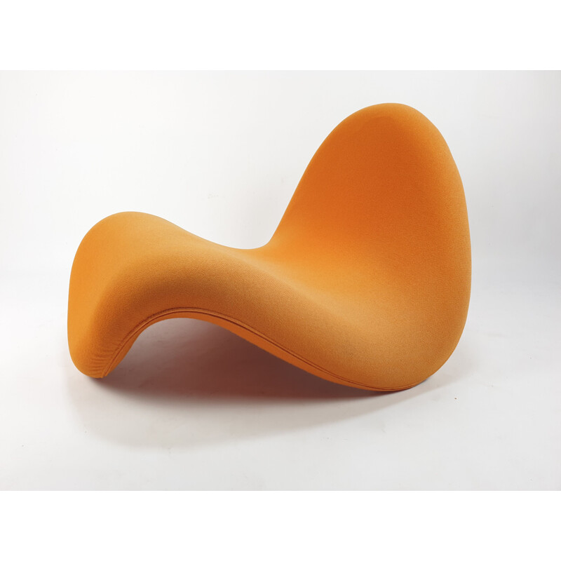 Vintage Tongue orange Chair by Pierre Paulin for Artifort, 1968
