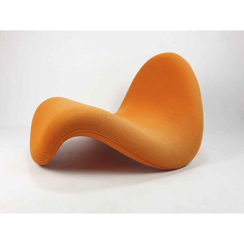 Vintage Tongue orange Chair by Pierre Paulin for Artifort, 1968