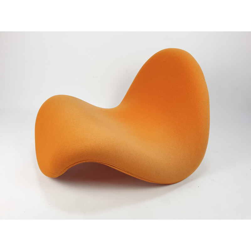 Vintage Tongue orange Chair by Pierre Paulin for Artifort, 1968