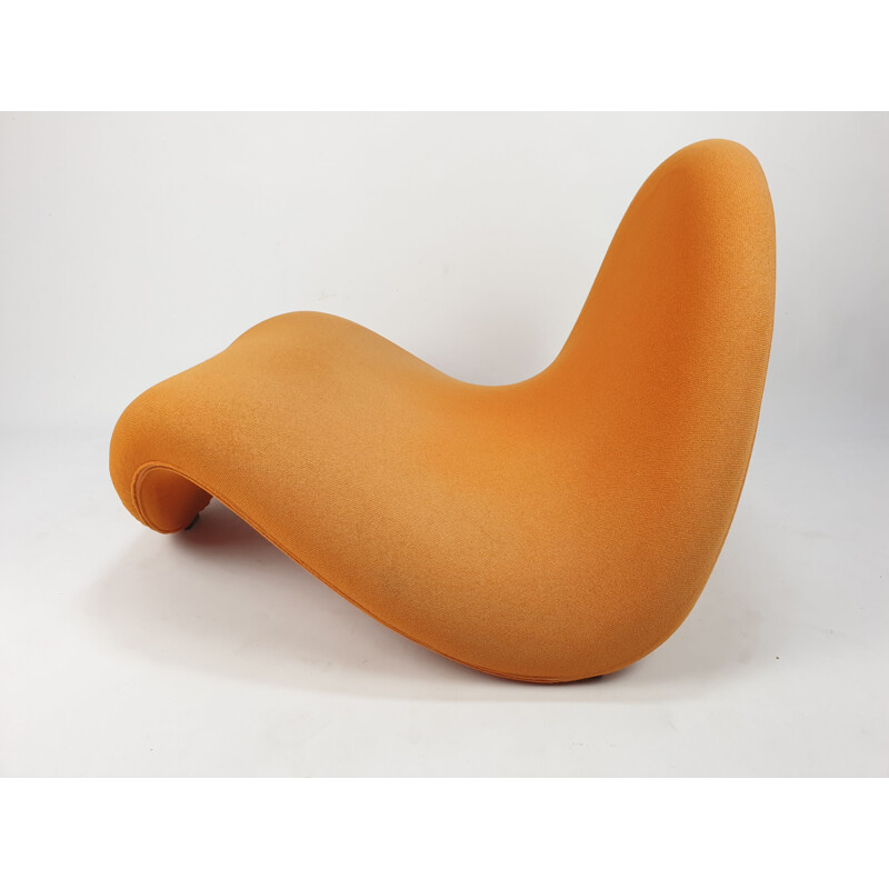 Vintage Tongue orange Chair by Pierre Paulin for Artifort, 1968