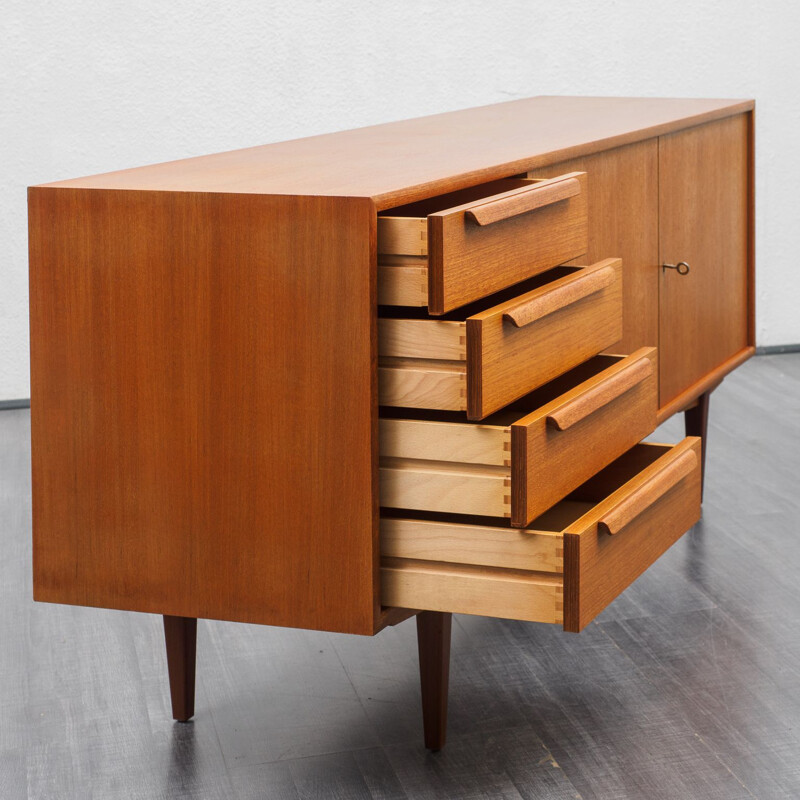 Vintage teak sideboard by WK Möbel, 1960s