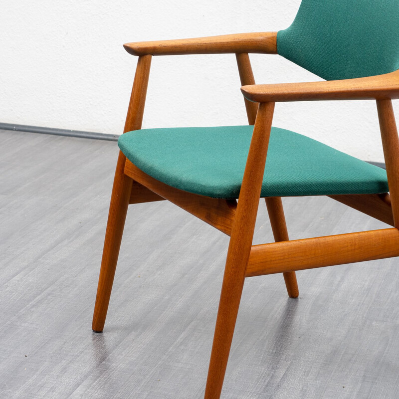 Fauteuil vintage en teck, Svend Aage Eriksen, Glostrup, Danemark, 1960