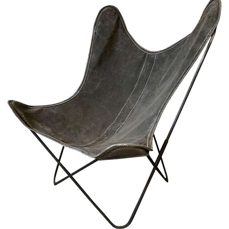 Vintage Butterfly AA armchair by Hardoy Ferrari, Bonet Antoni Kurchan Juan for Knoll and Airborne 1950