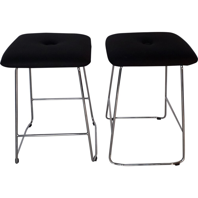 Pair of Bla Station vintage bar stools