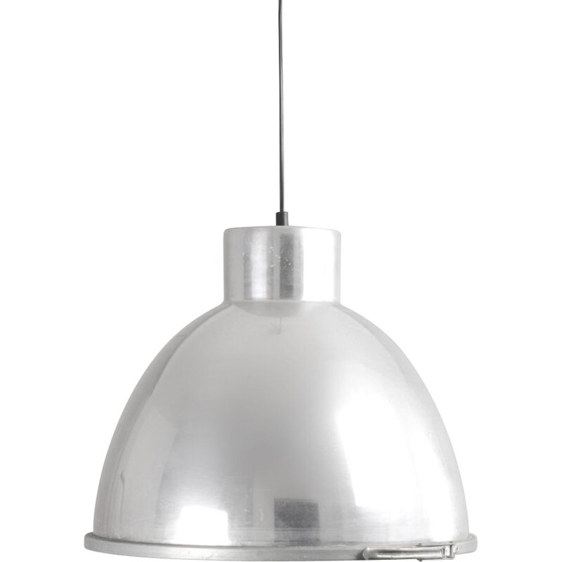 Vintage Italiaanse industriële plafondlamp 1980