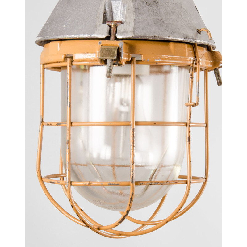Vintage Industrial Ceiling Lamp,German 1950