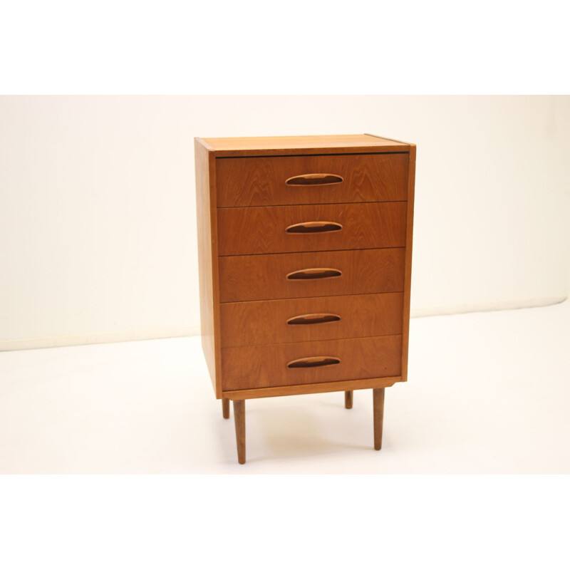 Vintage 5 drawers cabinet Danish
