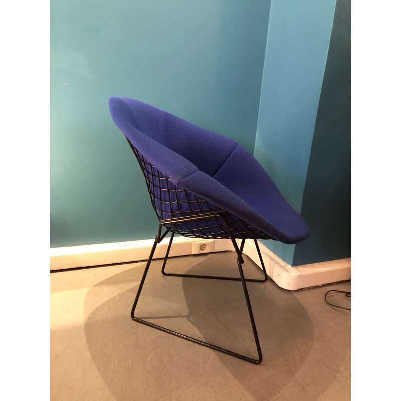 Vintage diamond armchair Harry Bertoia 1970