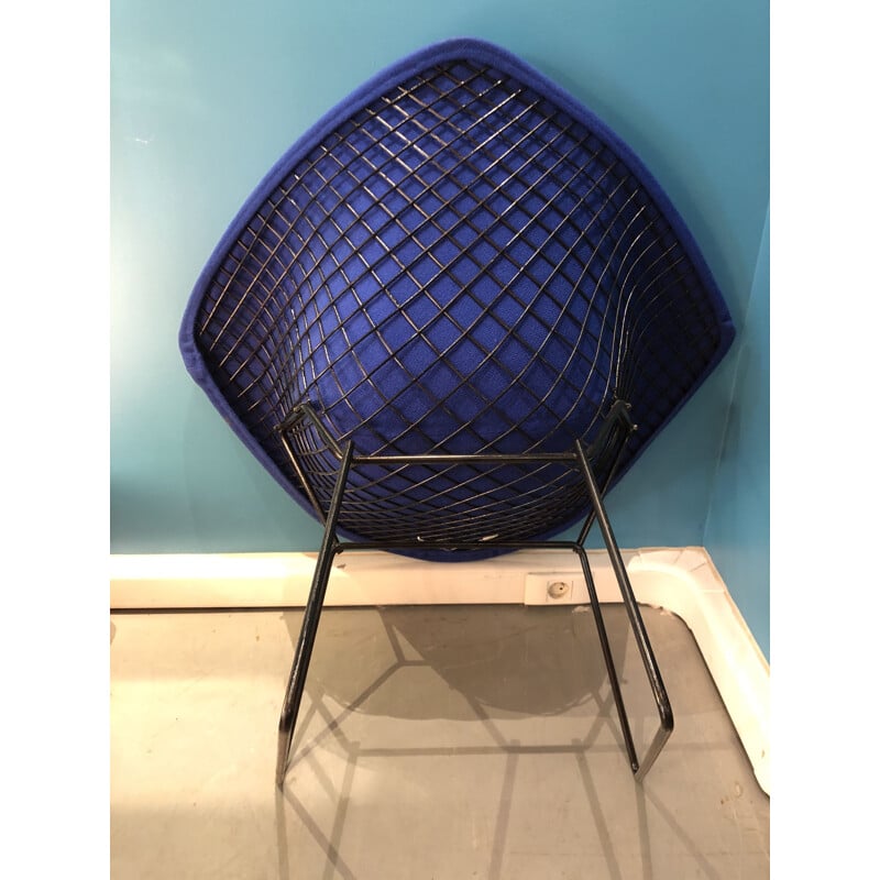 Vintage diamond armchair Harry Bertoia 1970