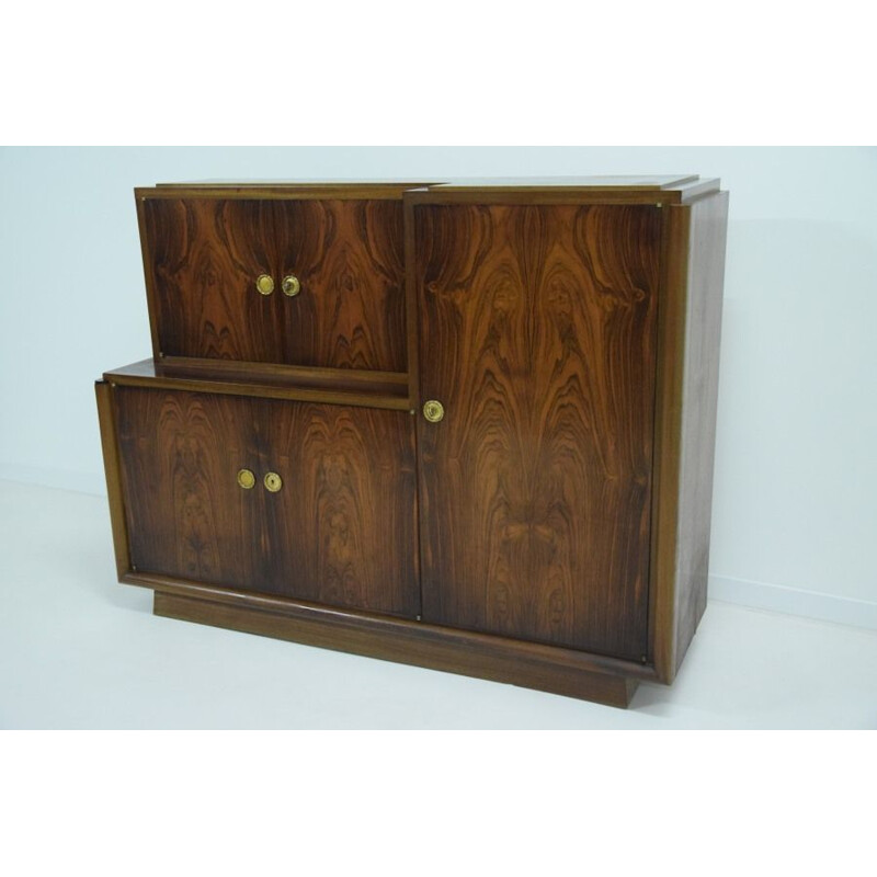 Credenza vintage in legno di palissandro Art Déco, 1900