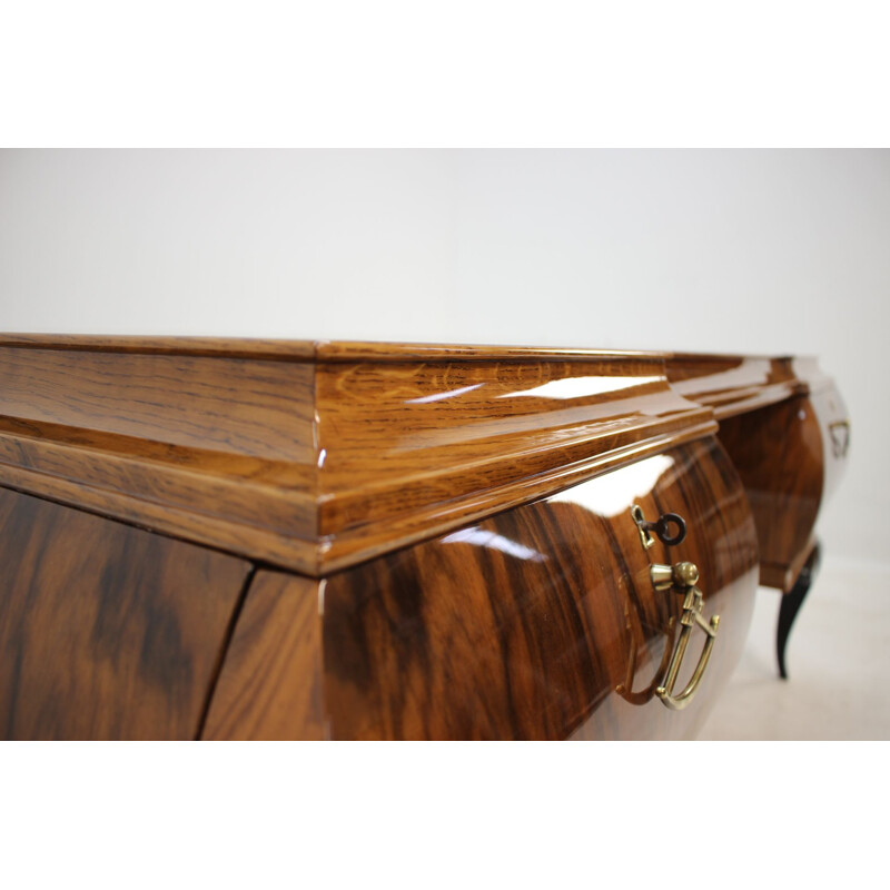 Vintage Free Standing Writing Desk,Art Deco 1930s