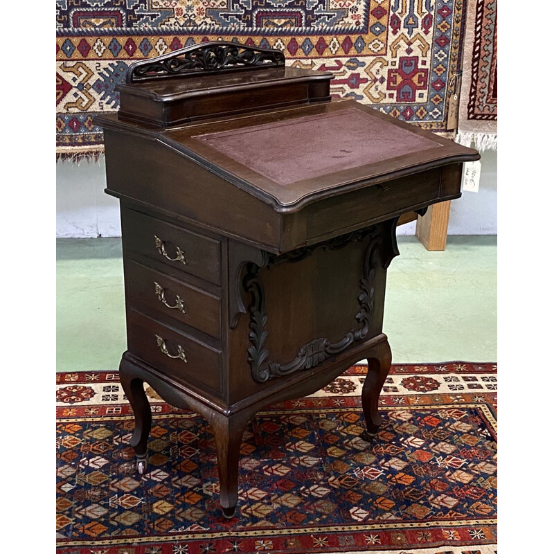 Vintage mahogany secretary Davenport  1930's