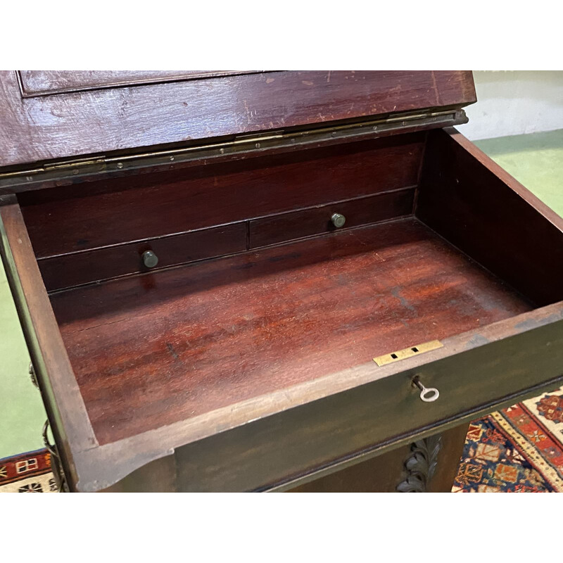 Vintage mahogany secretary Davenport  1930's