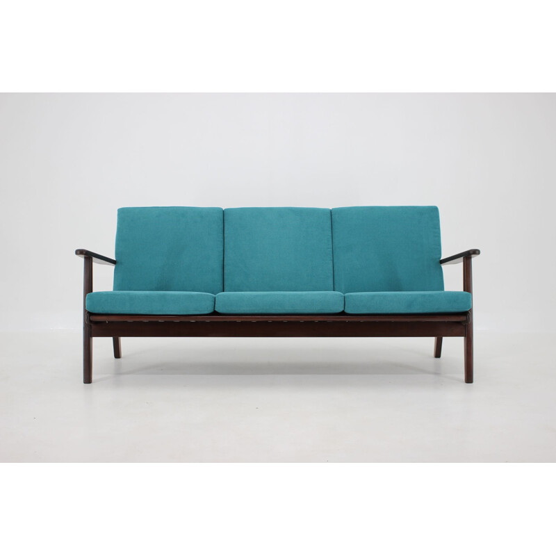 Vintage Teak 3-Seater Sofa Danish 1960s