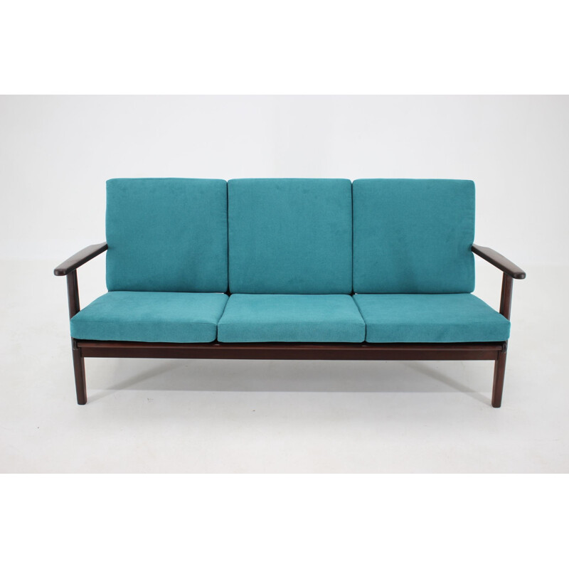 Vintage Teak 3-Seater Sofa Danish 1960s