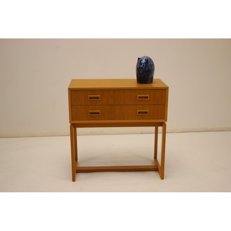 Vintage beech chest of drawers Swedish 