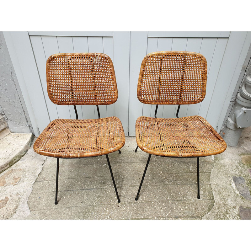 Paire de chaises vintage Dirk Van sliedregt 1966