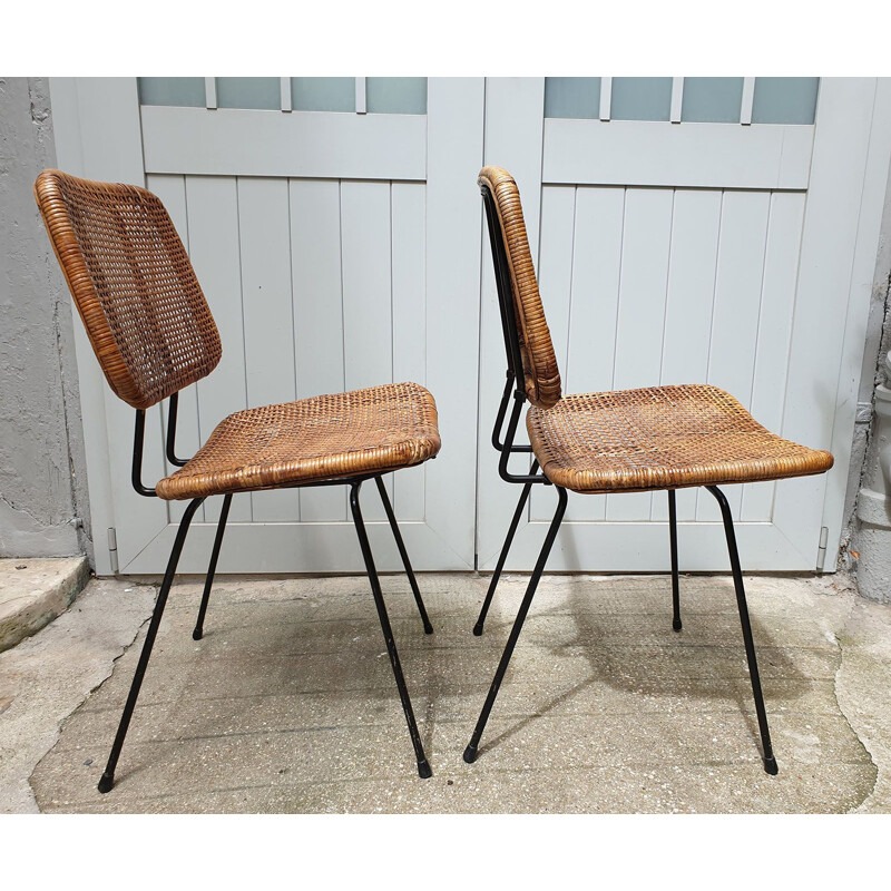 Paire de chaises vintage Dirk Van sliedregt 1966