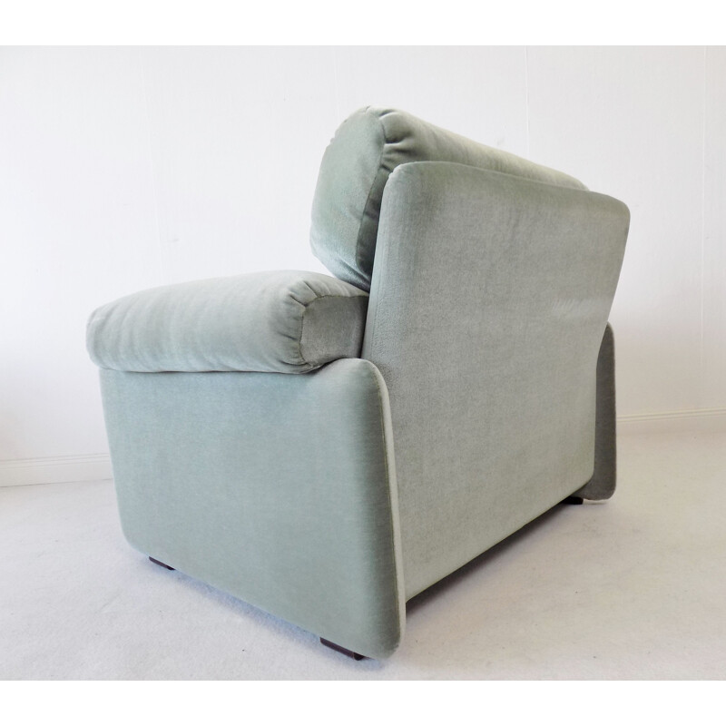 Vintage Coronado icegreen armchair by Afra & Tobia Scarpa C&B Italia