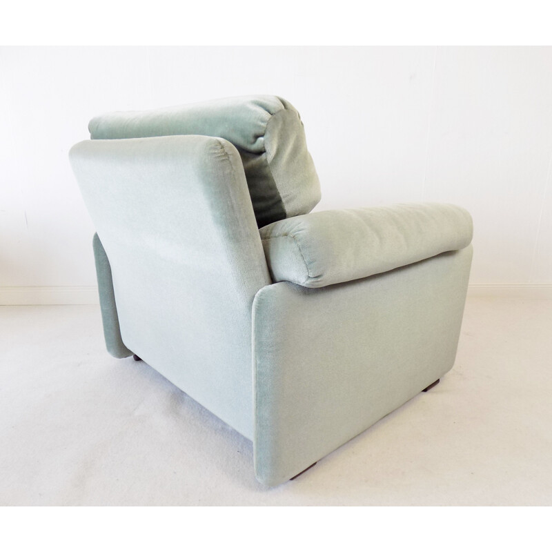 Vintage Coronado icegreen armchair by Afra & Tobia Scarpa C&B Italia