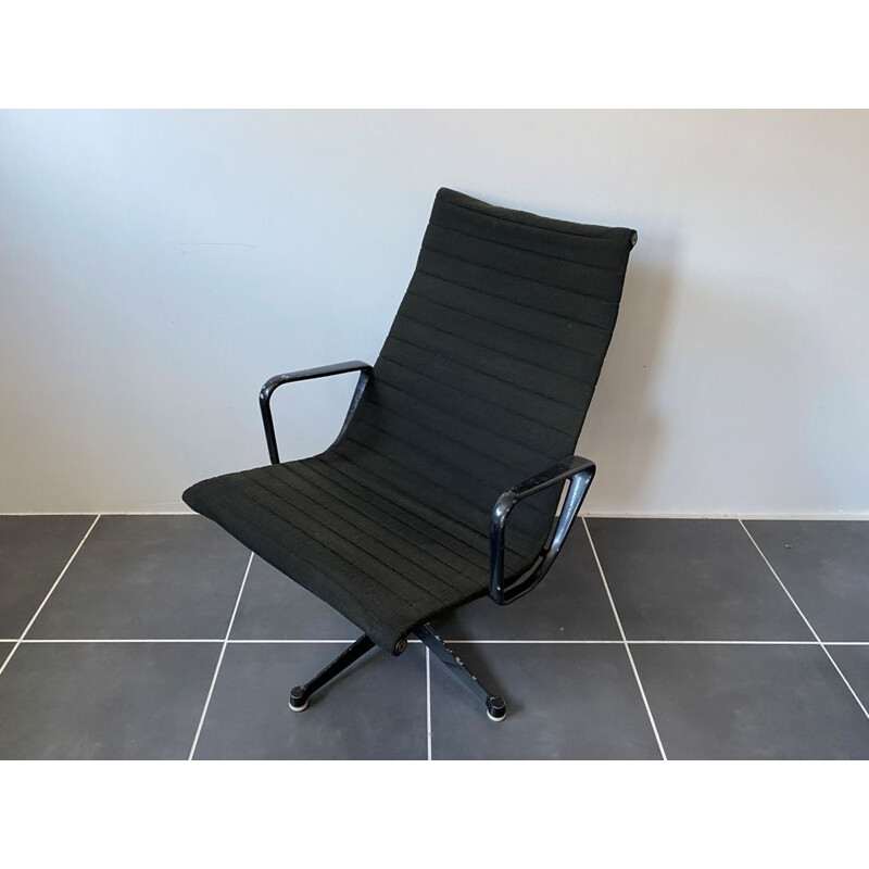 Vintage Group Alu swivel armchair with high backrest for Herman Miller Charles & Ray Eames 1958
