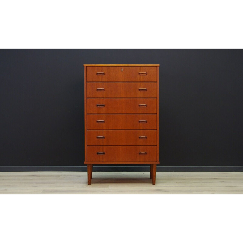 Vintage Teak chest of drawers danish 1970s