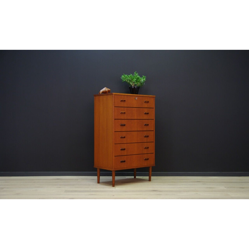 Vintage Teak chest of drawers danish 1970s