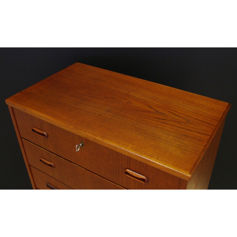 Vintage Teak chest of drawers danish 1970s