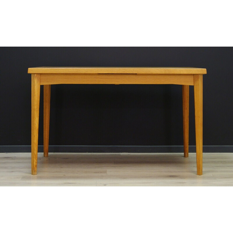 Vintage ashwood dining table Danish 1960s