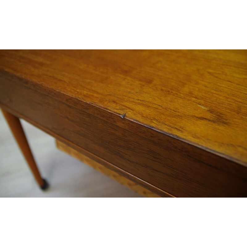 Vintage side table in teak Scandinavian 1970s