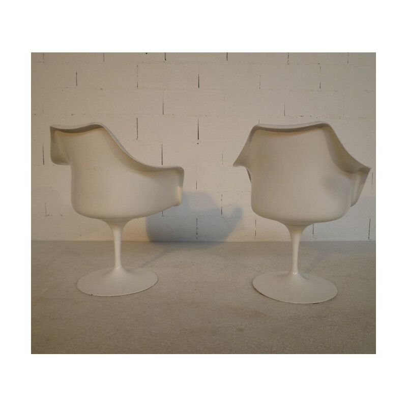 Pair of "Tulip" armchairs Eero SAARINEN, manufacturer KNOLL - 1970s