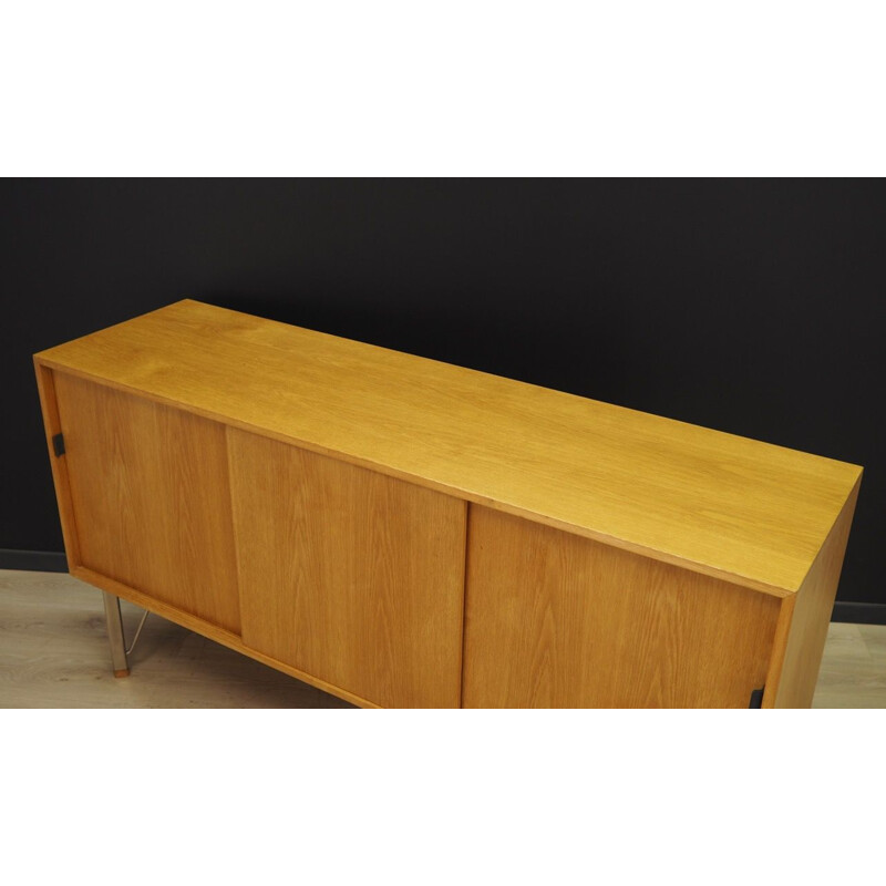 Vintage sideboard in ashwood and metal danish 1960