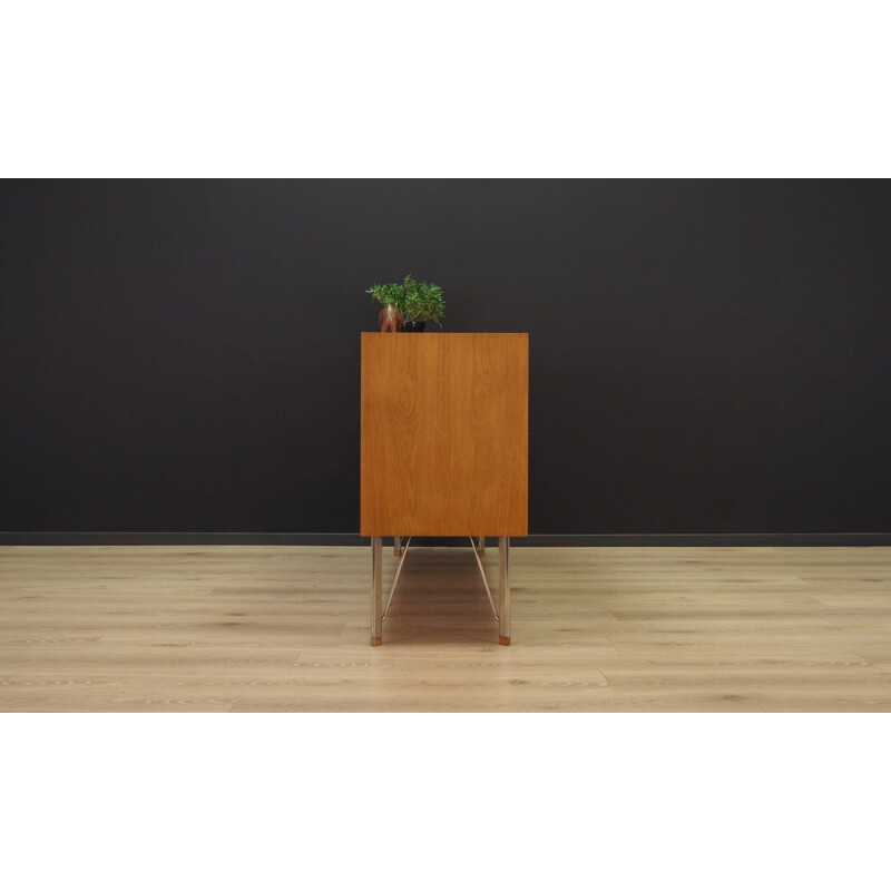 Vintage sideboard in ashwood and metal danish 1960