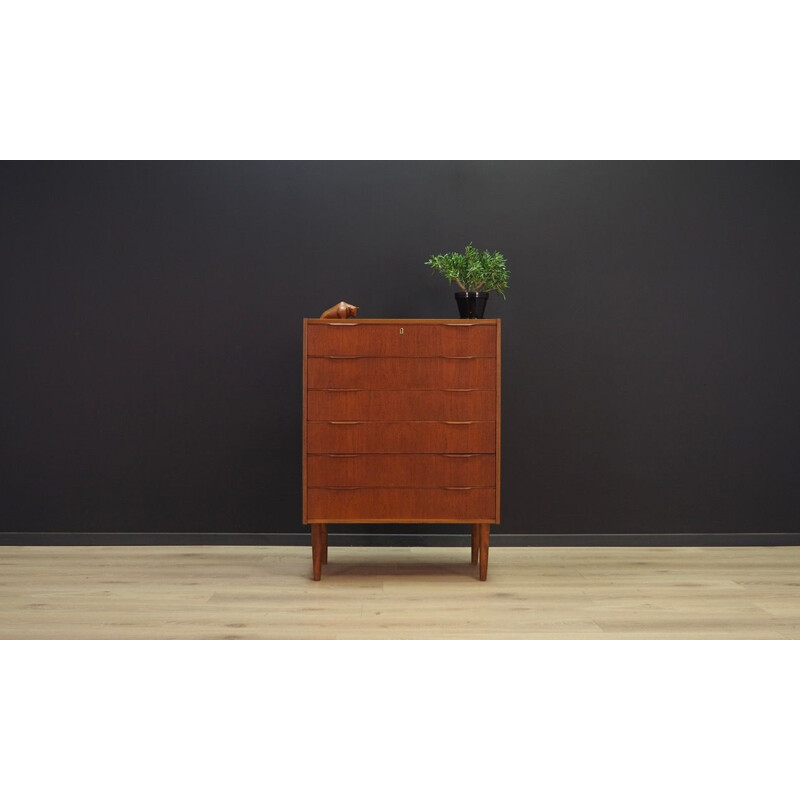 Vintage chest of drawers in teak Danish 1970