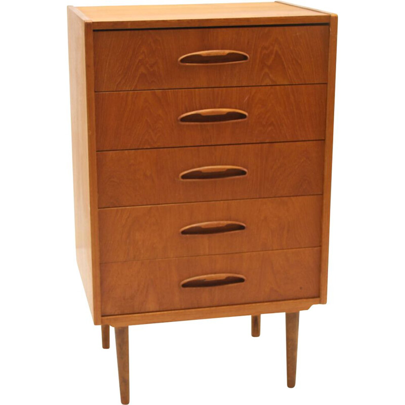 Vintage 5 drawers cabinet Danish