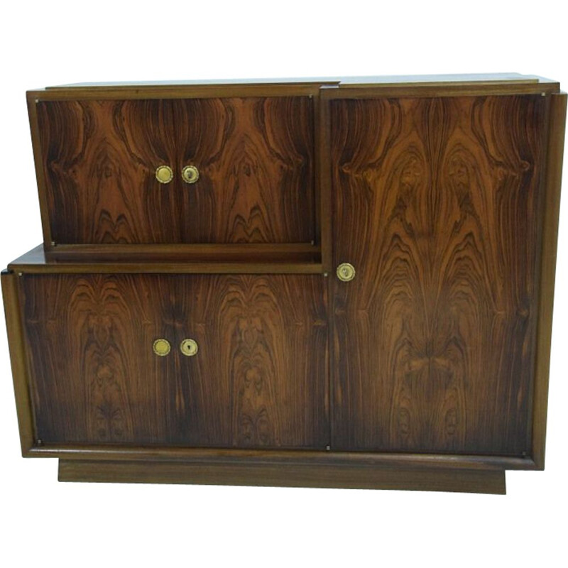 Credenza vintage in legno di palissandro Art Déco, 1900