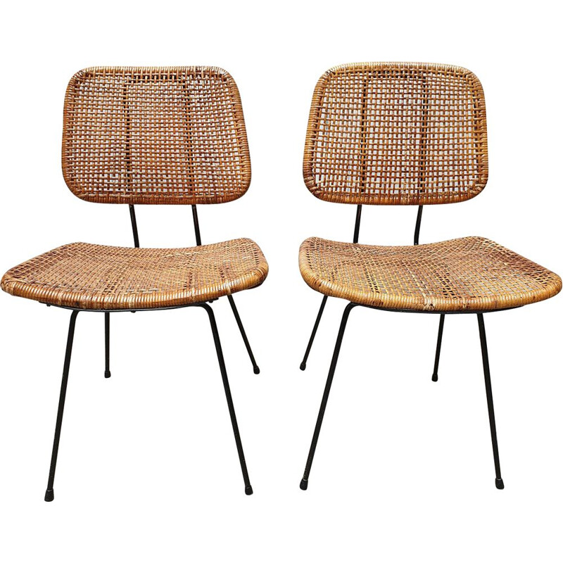 Pair of vintage chairs Dirk Van sliedregt 1966
