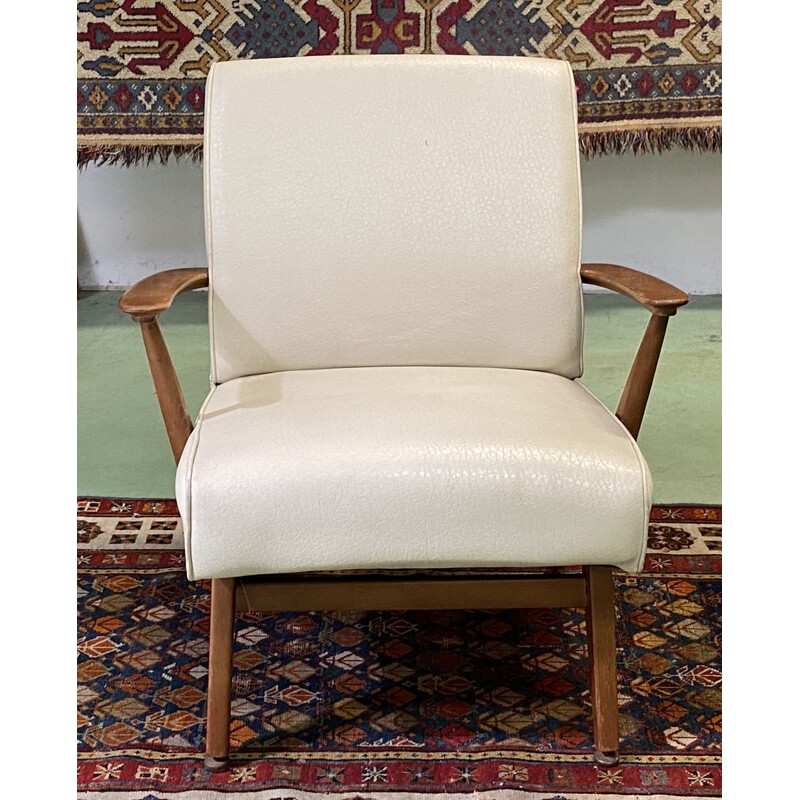 Vintage teak armchair 1970