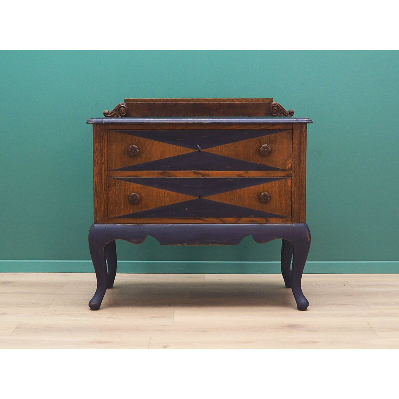 Vintage oak chest of drawers, Swedish, 1950