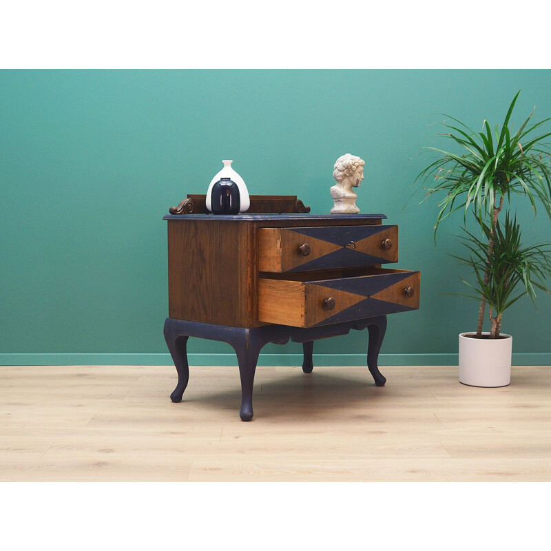 Vintage oak chest of drawers, Swedish, 1950