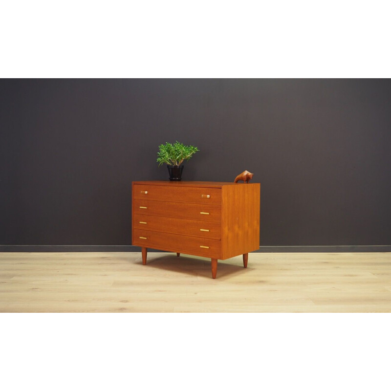 Vintage teak chest of drawers danish 1960