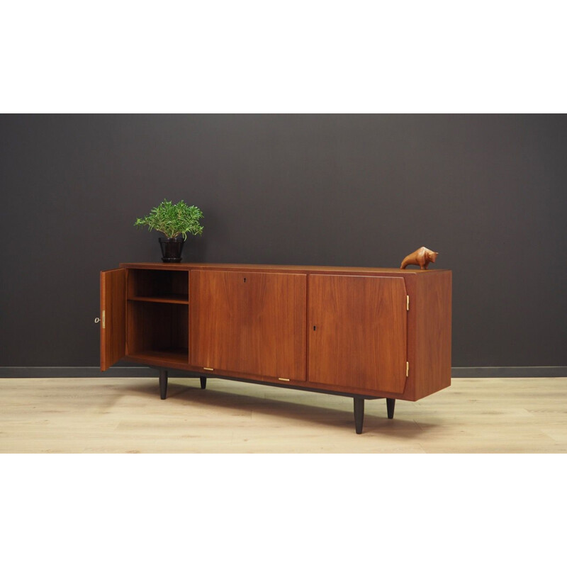 Enfilade vintage en teck, scandinave 1960