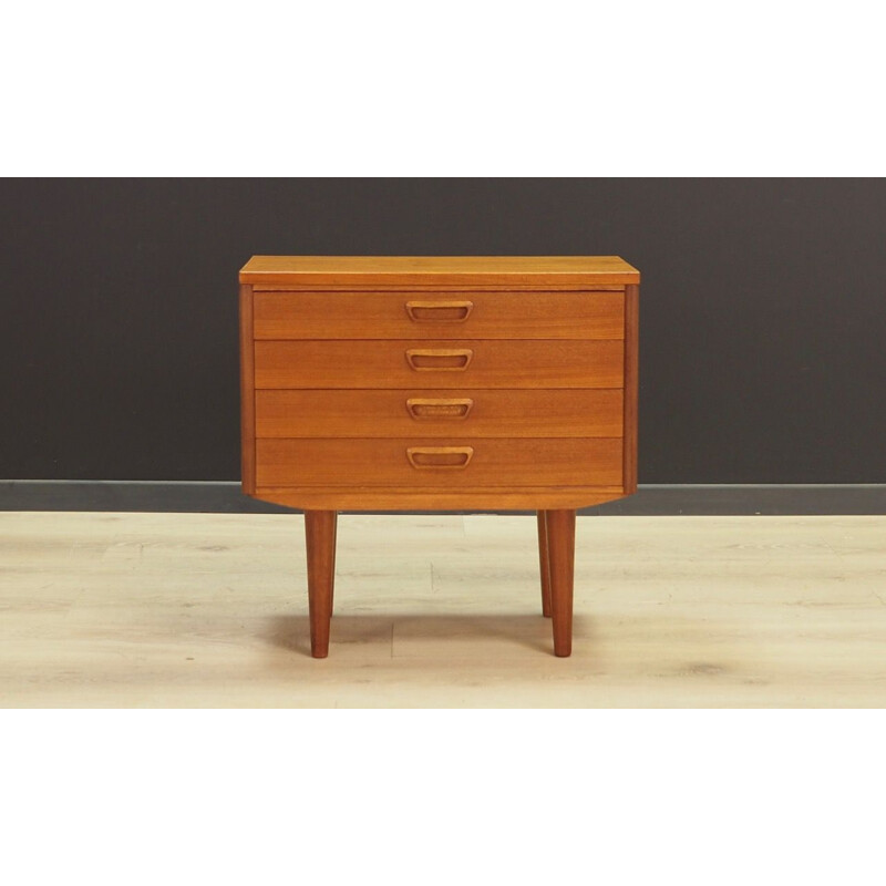 Beige vintage chest of drawers in teak, Danish,1960