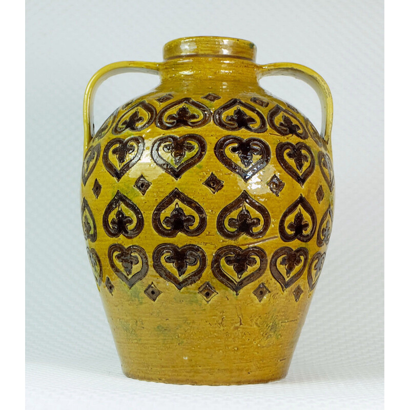 Italian Bitossi ceramic vase, Aldo LONDI - 1960